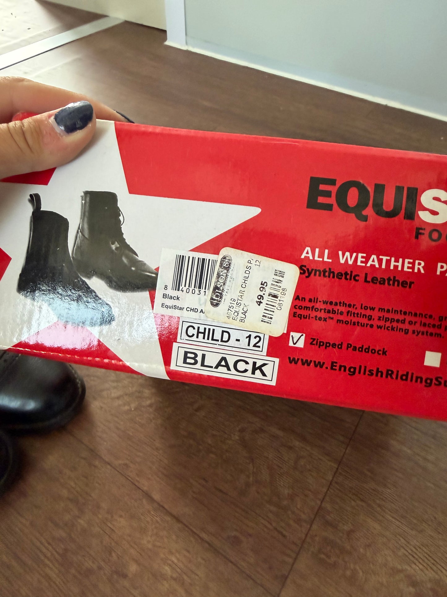 Equistar Paddock Boots - Kids 12