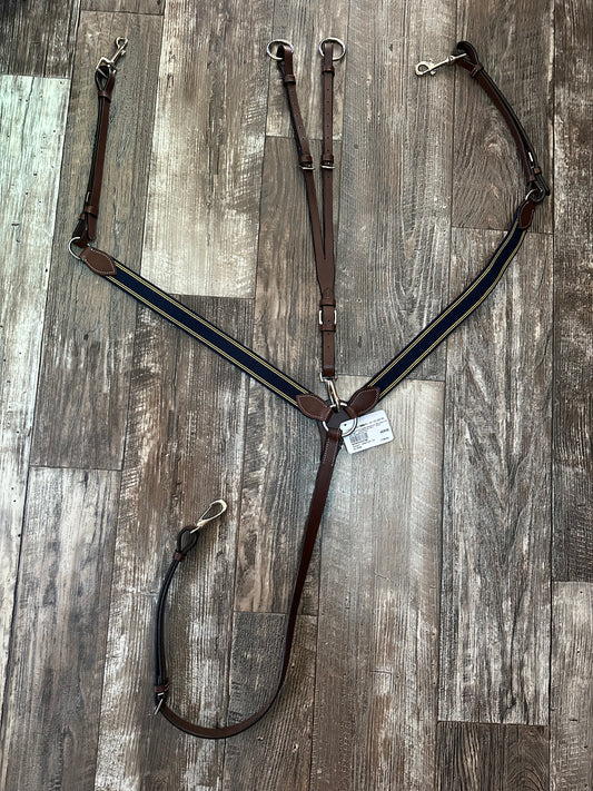 HDR Three Point Elastic Breastplate with running attachment