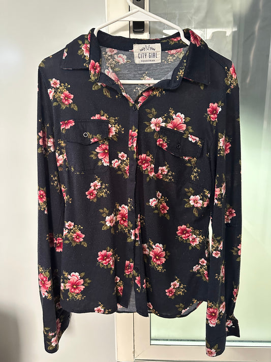 City Girl Equestrian Blouse - Large